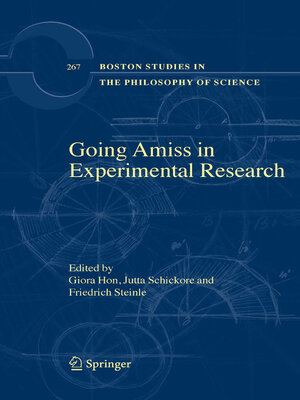 cover image of Going Amiss in Experimental Research